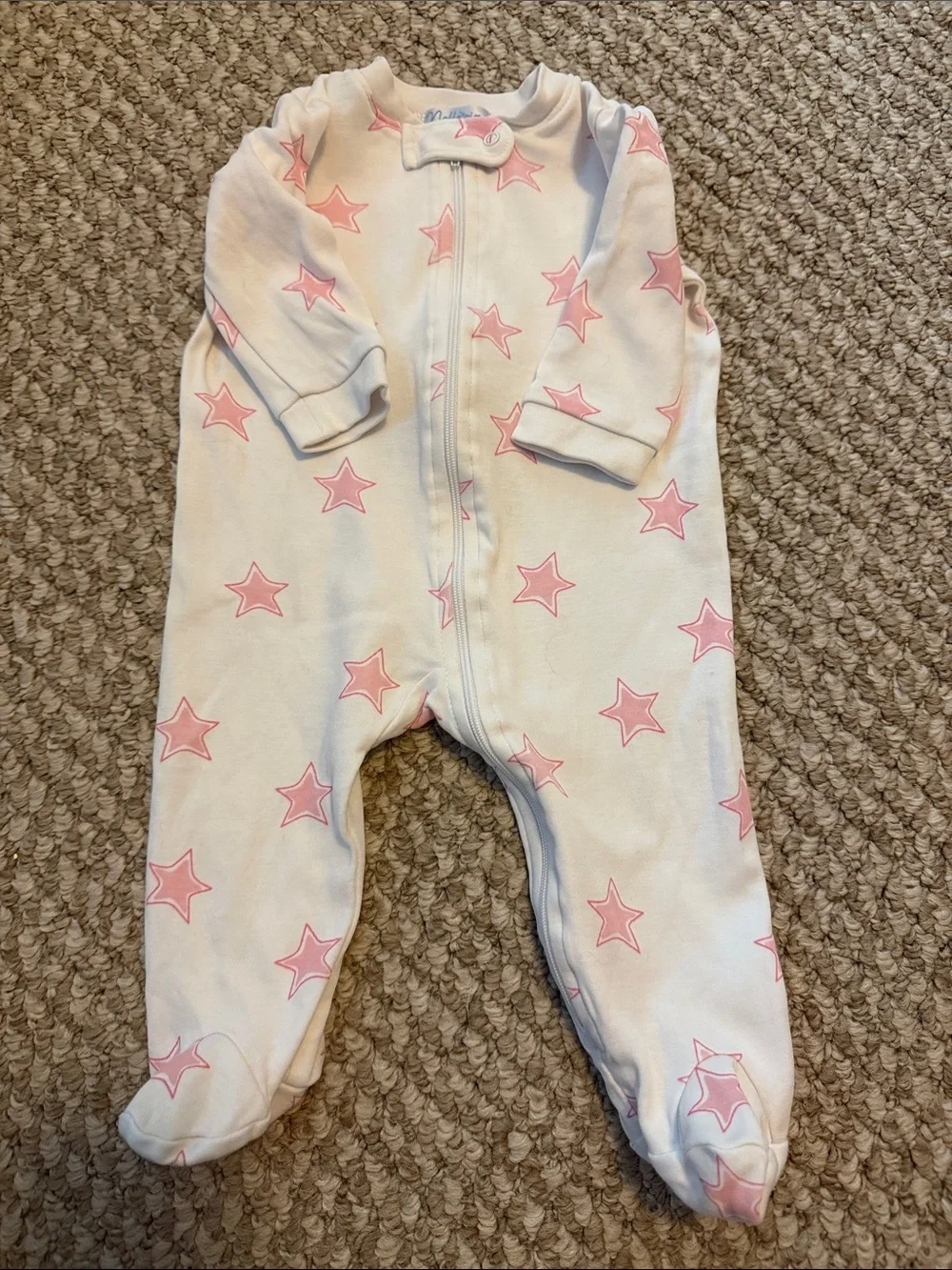 Nella Pima Zippered Footie